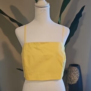 Banana Republic Yellow Sleeveless Fitted Camisole
